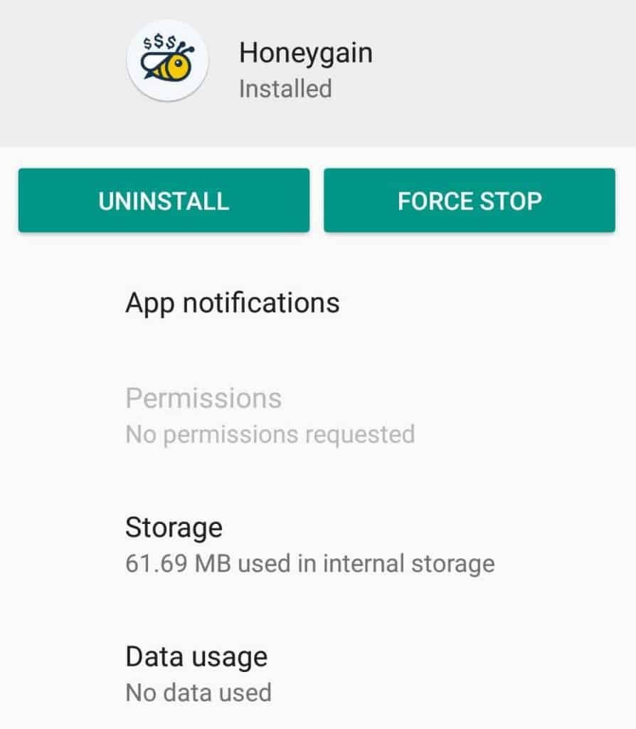 Honeygain Review - Phone Permissions