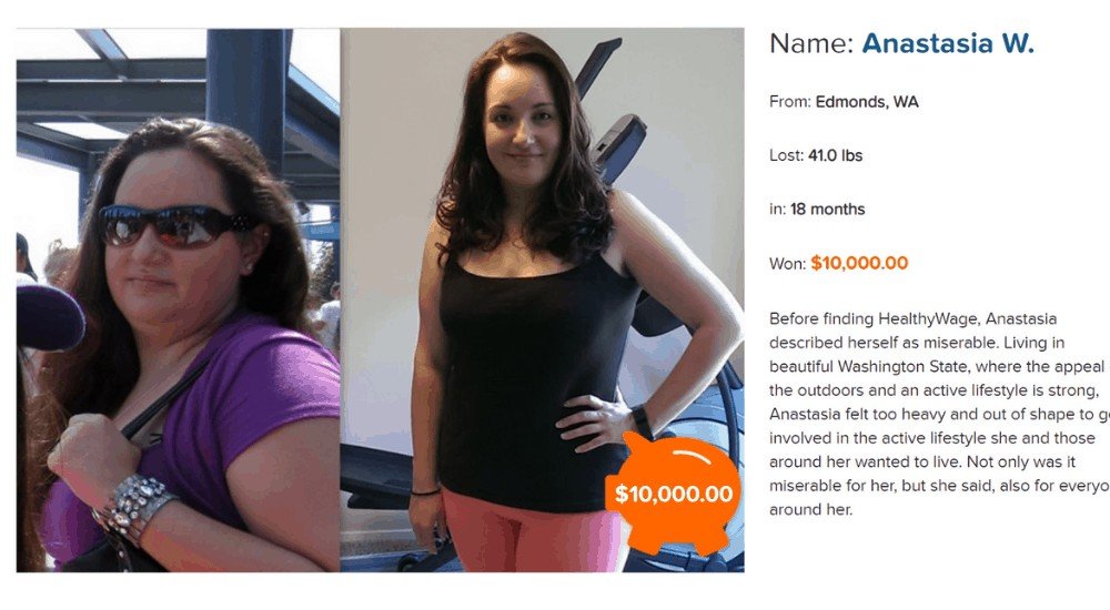HealthWage Winner Anastasia